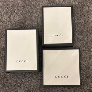 Gucci Elegant Black and White Boxes